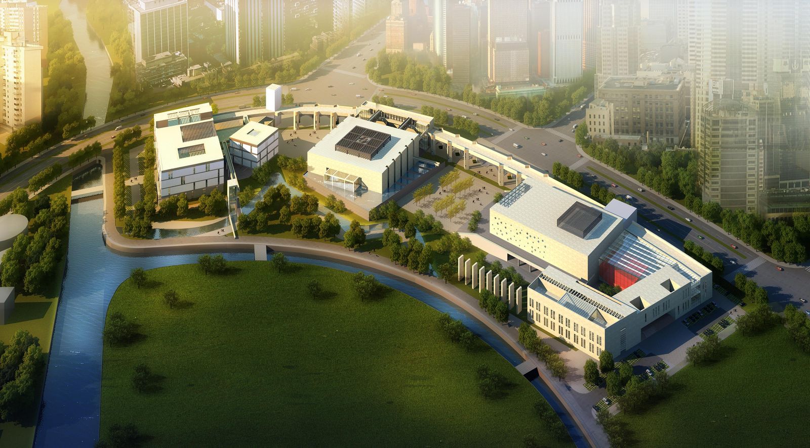 TAIFENG factory campus aerial view