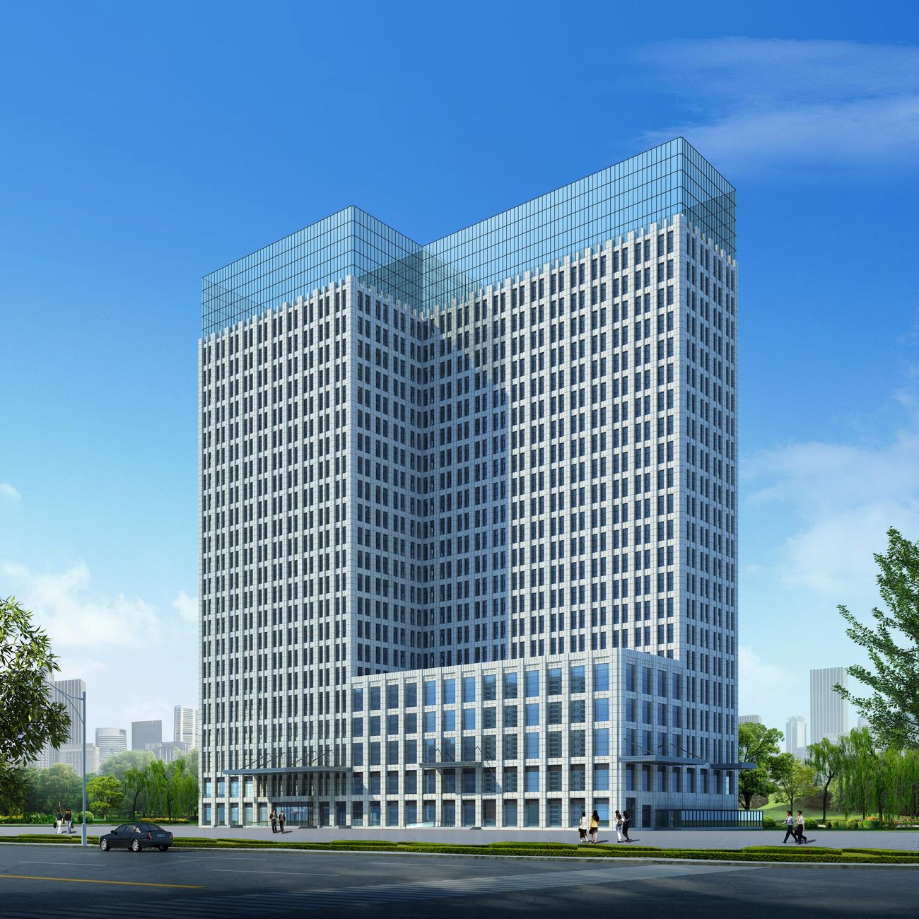 TAIFENG curtain wall project